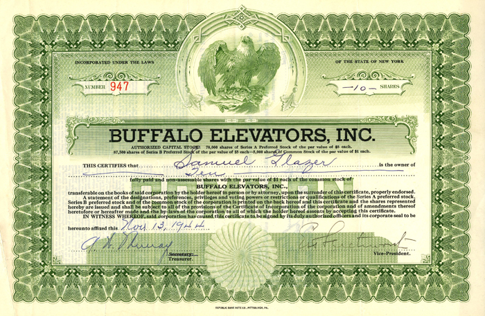 Buffalo Elevators, Inc.